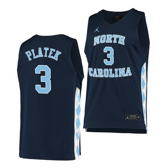North Carolina Tar Heels Andrew Platek Navy Alternate Men Jersey North Carolina Tar Heels Andrew Platek Navy Alternate Men Jersey