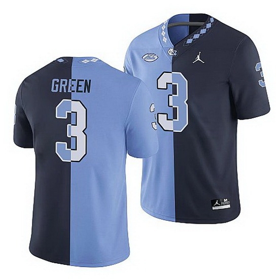 North Carolina Tar Heels Antoine Green College Football Navy Blue Split Edition Game Jersey North Carolina Tar Heels Antoine Green College Football Navy Blue Split Edition Game Jersey