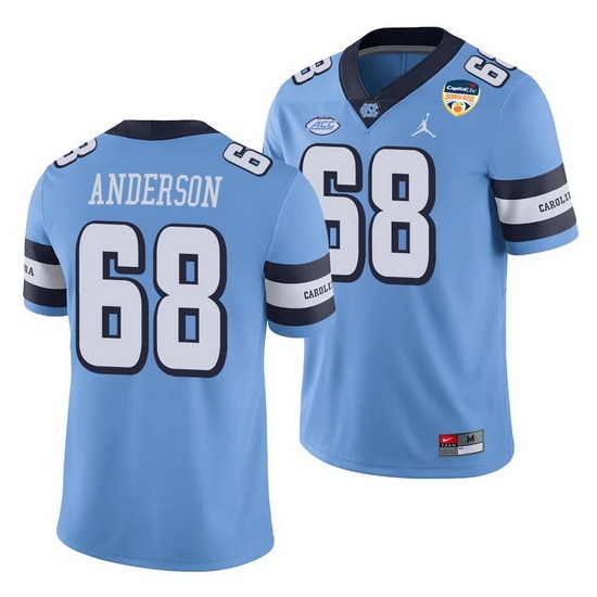 North Carolina Tar Heels Brian Anderson Carolina Blue 2021 Orange Bowl Game Jersey North Carolina Tar Heels Brian Anderson Carolina Blue 2021 Orange Bowl Game Jersey