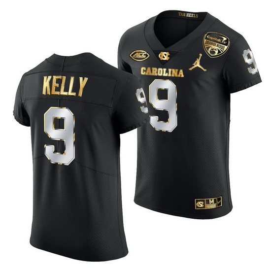 North Carolina Tar Heels Cam'Ron Kelly Black 2021 Orange Bowl Golden Edition Jersey North Carolina Tar Heels Cam'Ron Kelly Black 2021 Orange Bowl Golden Edition Jersey