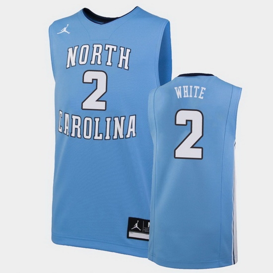 North Carolina Tar Heels Coby White Carolina Blue Replica Men'S Jersey North Carolina Tar Heels Coby White Carolina Blue Replica Men'S Jersey