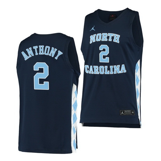 North Carolina Tar Heels Cole Anthony Navy Alternate Men Jersey North Carolina Tar Heels Cole Anthony Navy Alternate Men Jersey