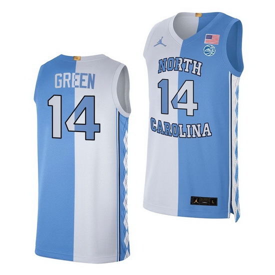 North Carolina Tar Heels Danny Green 2021 Blue White Split Edition Special Jersey North Carolina Tar Heels Danny Green 2021 Blue White Split Edition Special Jersey