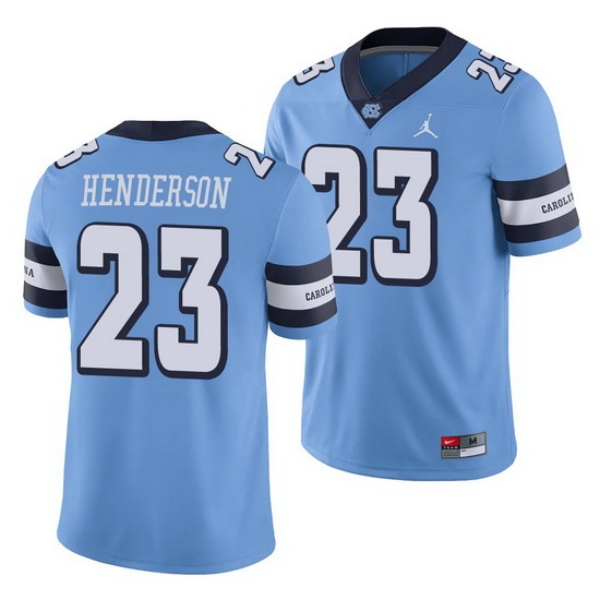 North Carolina Tar Heels Josh Henderson Carolina Blue College Football Men'S Jersey North Carolina Tar Heels Josh Henderson Carolina Blue College Football Men'S Jersey