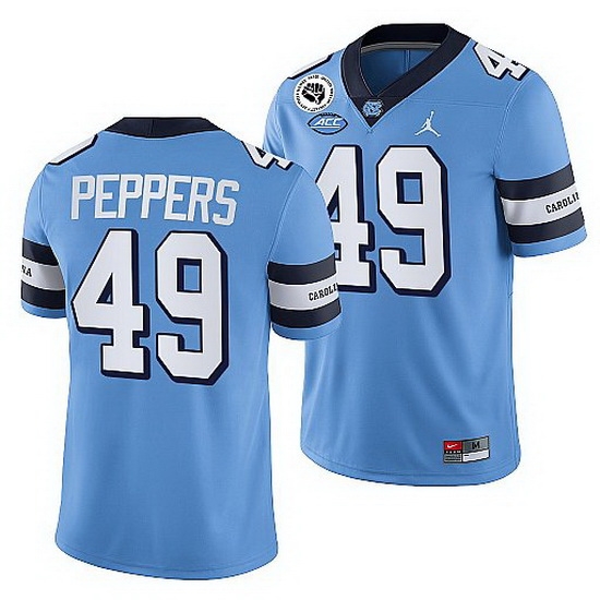 North Carolina Tar Heels Julius Peppers Blue College Football Alumni Jersey North Carolina Tar Heels Julius Peppers Blue College Football Alumni Jersey