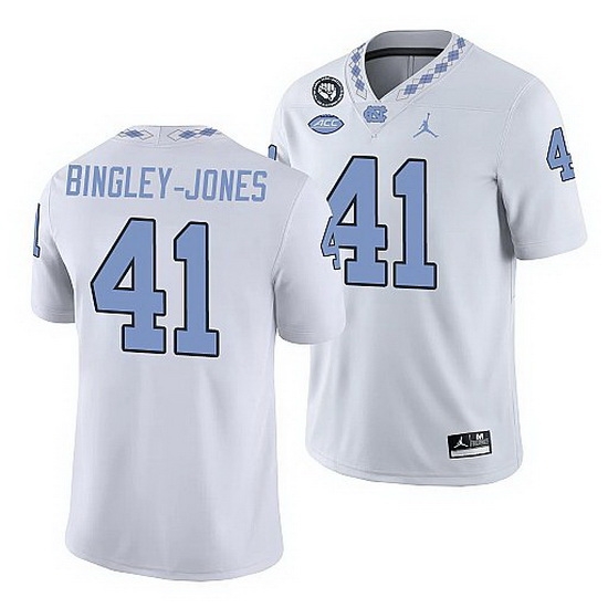 North Carolina Tar Heels Kedrick Bingley Jones White Game Football Replica Jersey North Carolina Tar Heels Kedrick Bingley Jones White Game Football Replica Jersey