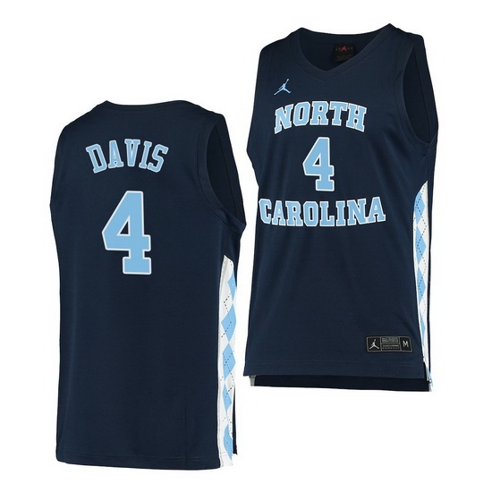 North Carolina Tar Heels R.J. Davis Navy Alternate Men Jersey North Carolina Tar Heels R.J. Davis Navy Alternate Men Jersey