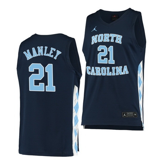 North Carolina Tar Heels Sterling Manley Navy Alternate Men Jersey North Carolina Tar Heels Sterling Manley Navy Alternate Men Jersey