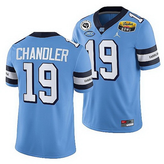 North Carolina Tar Heels Ty Chandler Blue 2021 Duke'S Mayo Bowl Cfp Jersey North Carolina Tar Heels Ty Chandler Blue 2021 Duke'S Mayo Bowl Cfp Jersey