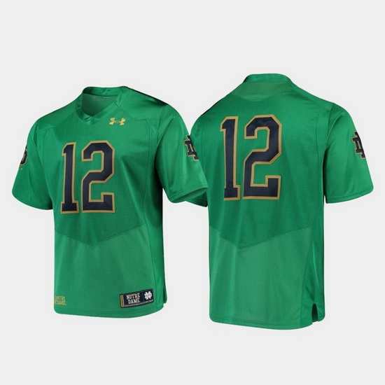 Men Notre Dame Fighting Irish 12 Green Premier College Football Jersey Men Notre Dame Fighting Irish 12 Green Premier College Football Jersey
