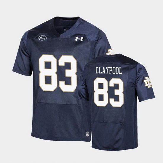 Men Notre Dame Fighting Irish Chase Claypool Replica Navy College Football Playoff Jersey Men Notre Dame Fighting Irish Chase Claypool Replica Navy College Football Playoff Jersey