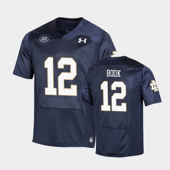 Men Notre Dame Fighting Irish Ian Book Replica Navy College Football Playoff Jersey Men Notre Dame Fighting Irish Ian Book Replica Navy College Football Playoff Jersey