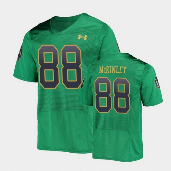 Men Notre Dame Fighting Irish Javon Mckinley College Football Green Replica Jersey Men Notre Dame Fighting Irish Javon Mckinley College Football Green Replica Jersey