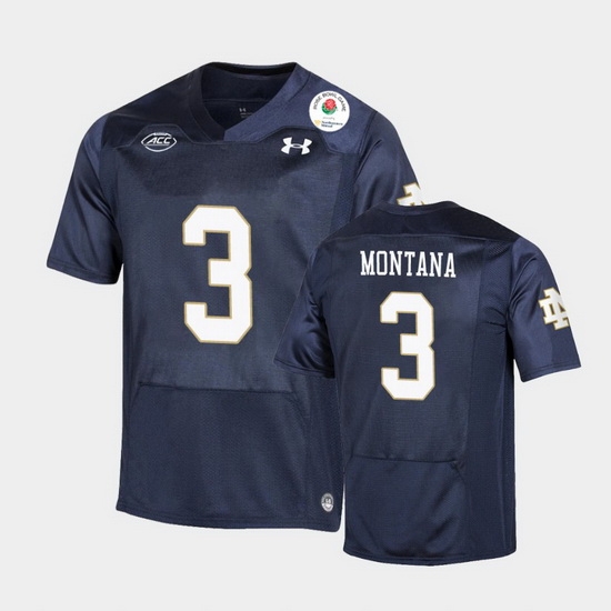 Men Notre Dame Fighting Irish Joe Montana 2021 Rose Bowl Navy College Football Jersey Men Notre Dame Fighting Irish Joe Montana 2021 Rose Bowl Navy College Football Jersey