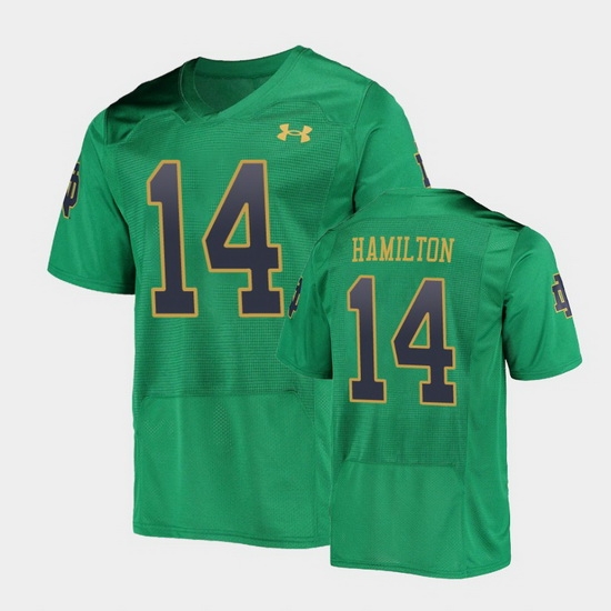 Men Notre Dame Fighting Irish Kyle Hamilton College Football Green Replica Jersey Men Notre Dame Fighting Irish Kyle Hamilton College Football Green Replica Jersey