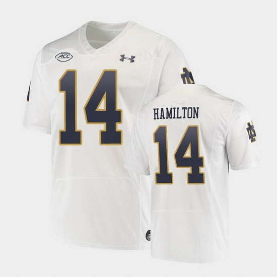 Men Notre Dame Fighting Irish Kyle Hamilton Replica White College Football Playoff Jersey Men Notre Dame Fighting Irish Kyle Hamilton Replica White College Football Playoff Jersey