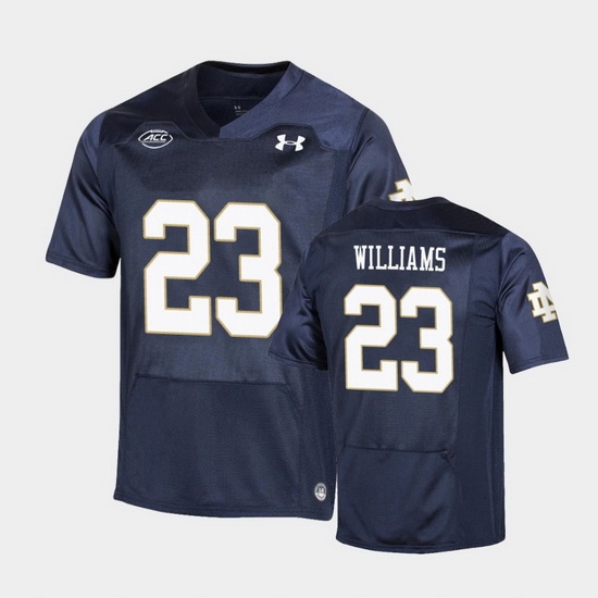 Men Notre Dame Fighting Irish Kyren Williams Replica Navy College Football Playoff Jersey Men Notre Dame Fighting Irish Kyren Williams Replica Navy College Football Playoff Jersey