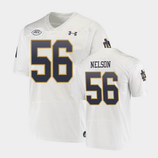 Men Notre Dame Fighting Irish Quenton Nelson Replica White College Football Playoff Jersey Men Notre Dame Fighting Irish Quenton Nelson Replica White College Football Playoff Jersey