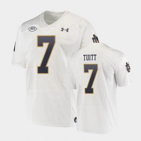Men Notre Dame Fighting Irish Stephon Tuitt Replica White College Football Playoff Jersey Men Notre Dame Fighting Irish Stephon Tuitt Replica White College Football Playoff Jersey