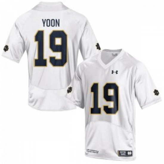 Men Under Armour 19 Limited White Justin Yoon Notre Dame Fighting Irish Alumni Football Jersey Men Under Armour 19 Limited White Justin Yoon Notre Dame Fighting Irish Alumni Football Jersey