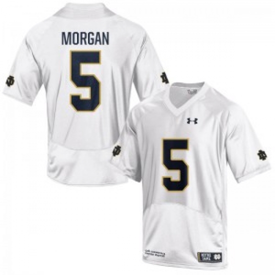Men Under Armour 5 Replica White Nyles Morgan Notre Dame Fighting Irish Alumni Football Jersey Men Under Armour 5 Replica White Nyles Morgan Notre Dame Fighting Irish Alumni Football Jersey