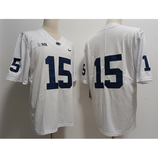Men's Notre Dame Fighting Irish Drew Allar #15 White Stitched Jersey Men's Notre Dame Fighting Irish Drew Allar #15 White Stitched Jersey