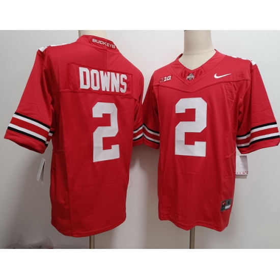 Men Ohio State Buckeyes Caleb Downs #2 Red Vapor Limited Stitched NCAA Football Jersey Men Ohio State Buckeyes Caleb Downs #2 Red Vapor Limited Stitched NCAA Football Jersey