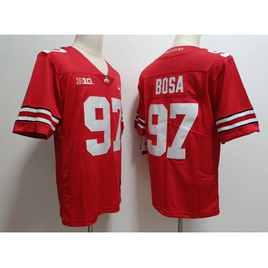 Men Ohio State Buckeyes Nick Bosa #97 Red College Football Jersey Men Ohio State Buckeyes Nick Bosa #97 Red College Football Jersey