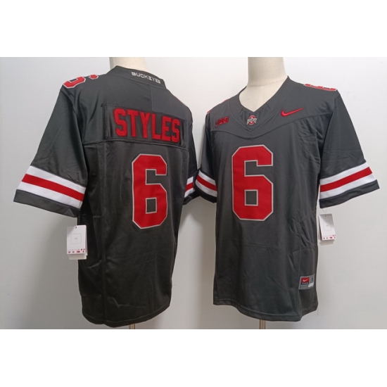 Men Ohio State Buckeyes Sonny Styles #6 Black F U S E Stitched NCAA Football Jersey Men Ohio State Buckeyes Sonny Styles #6 Black F U S E Stitched NCAA Football Jersey