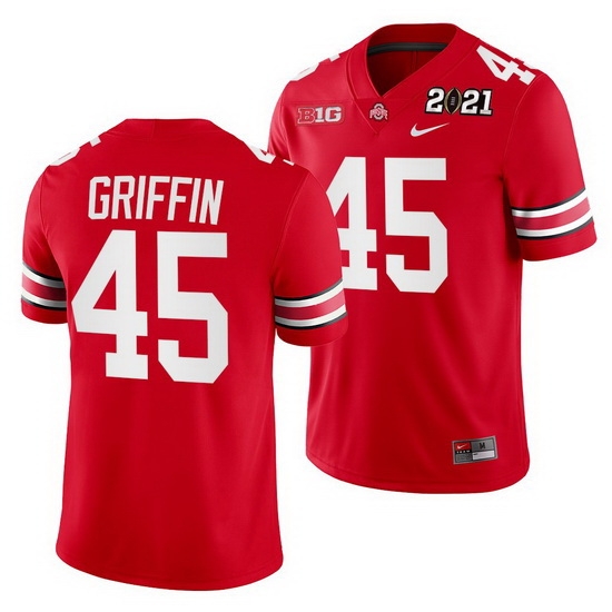 Ohio State Buckeyes Archie Griffin Scarlet 2021 Sugar Bowl Champions College Football Playoff College Football Playoff Jersey Ohio State Buckeyes Archie Griffin Scarlet 2021 Sugar Bowl Champions College Football Playoff College Football Playoff Jersey