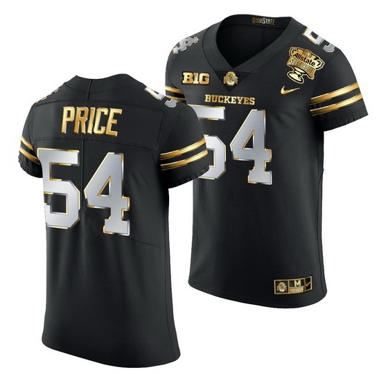 Ohio State Buckeyes Billy Price Black 2021 Sugar Bowl Golden Limited Authentic Football Jersey Ohio State Buckeyes Billy Price Black 2021 Sugar Bowl Golden Limited Authentic Football Jersey