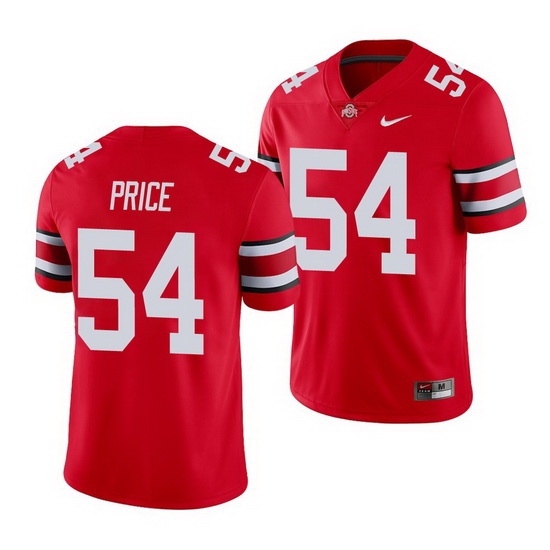 Ohio State Buckeyes Billy Price Scarlet College Football Men'S Jersey Ohio State Buckeyes Billy Price Scarlet College Football Men'S Jersey