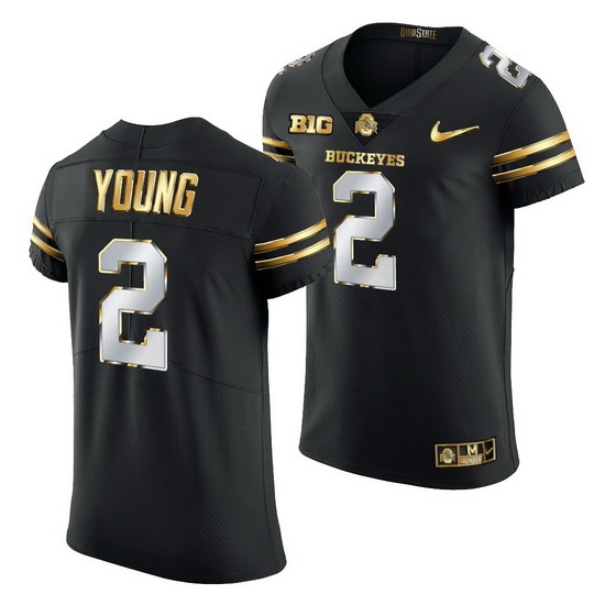 Ohio State Buckeyes Chase Young Black Golden Edition Jersey Ohio State Buckeyes Chase Young Black Golden Edition Jersey