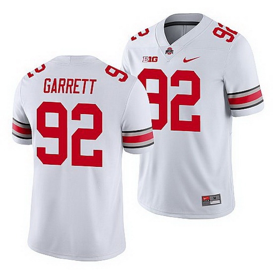 Ohio State Buckeyes Haskell Garrett White Game Men'S Jersey Ohio State Buckeyes Haskell Garrett White Game Men'S Jersey
