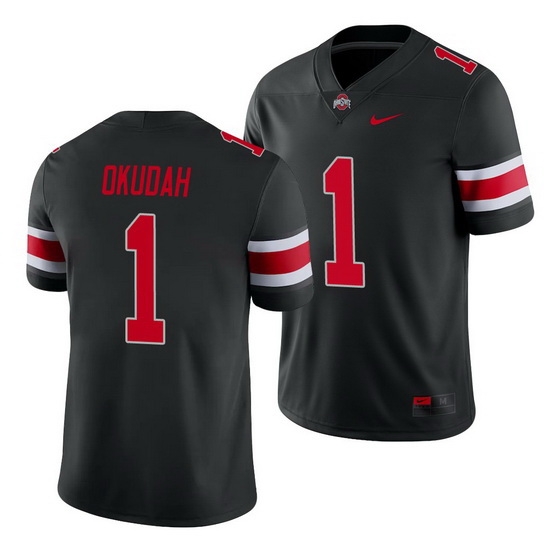 Ohio State Buckeyes Jeff Okudah Black Game Men'S Jersey Ohio State Buckeyes Jeff Okudah Black Game Men'S Jersey