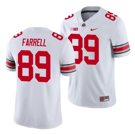 Ohio State Buckeyes Luke Farrell White Game Men'S Jersey Ohio State Buckeyes Luke Farrell White Game Men'S Jersey
