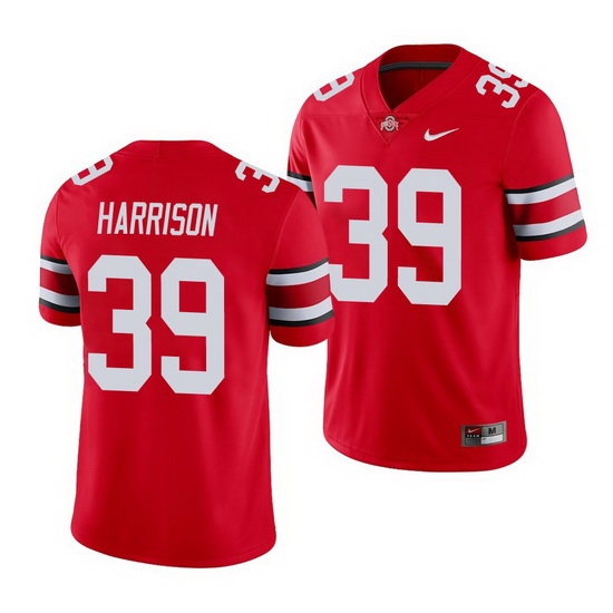 Ohio State Buckeyes Malik Harrison Scarlet College Football Men'S Jersey Ohio State Buckeyes Malik Harrison Scarlet College Football Men'S Jersey