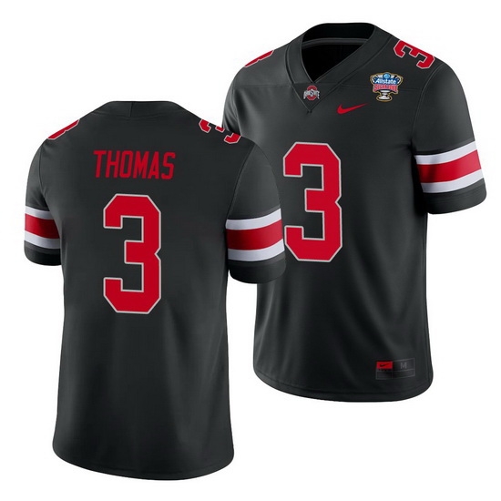 Ohio State Buckeyes Michael Thomas Black 2021 Sugar Bowl College Football Jersey Ohio State Buckeyes Michael Thomas Black 2021 Sugar Bowl College Football Jersey
