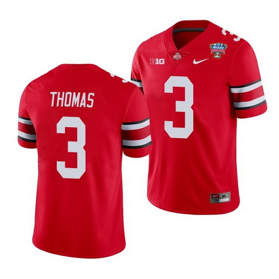 Ohio State Buckeyes Michael Thomas Scarlet 2021 Sugar Bowl College Football Jersey Ohio State Buckeyes Michael Thomas Scarlet 2021 Sugar Bowl College Football Jersey