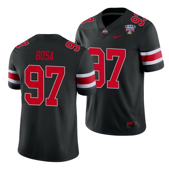 Ohio State Buckeyes Nick Bosa Black 2021 Sugar Bowl College Football Jersey Ohio State Buckeyes Nick Bosa Black 2021 Sugar Bowl College Football Jersey