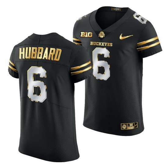 Ohio State Buckeyes Sam Hubbard Black Golden Edition Jersey Ohio State Buckeyes Sam Hubbard Black Golden Edition Jersey