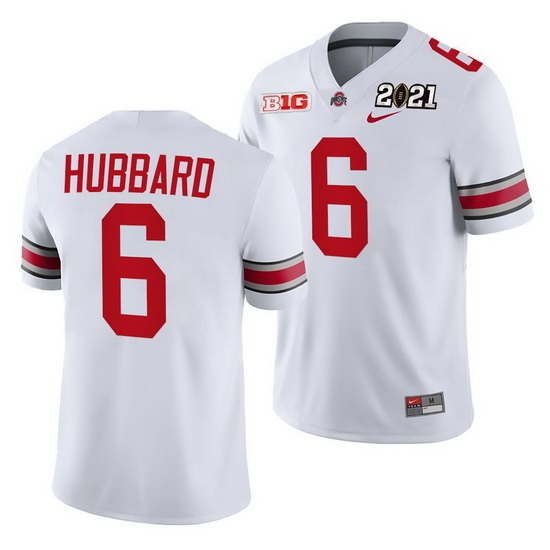 Ohio State Buckeyes Sam Hubbard White 2021 Sugar Bowl Champions College Football Playoff College Football Playoff Jersey 0 Ohio State Buckeyes Sam Hubbard White 2021 Sugar Bowl Champions College Football Playoff College Football Playoff Jersey 0