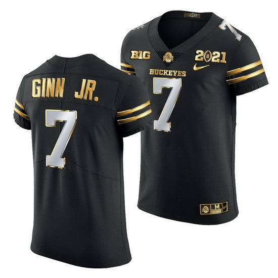 Ohio State Buckeyes Ted Ginn Jr. Black 2021 College Football Playoff Championship Golden Authentic Jersey Ohio State Buckeyes Ted Ginn Jr. Black 2021 College Football Playoff Championship Golden Authentic Jersey