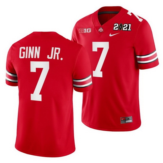 Ohio State Buckeyes Ted Ginn Jr. Scarlet 2021 Sugar Bowl Champions College Football Playoff College Football Playoff Jersey Ohio State Buckeyes Ted Ginn Jr. Scarlet 2021 Sugar Bowl Champions College Football Playoff College Football Playoff Jersey