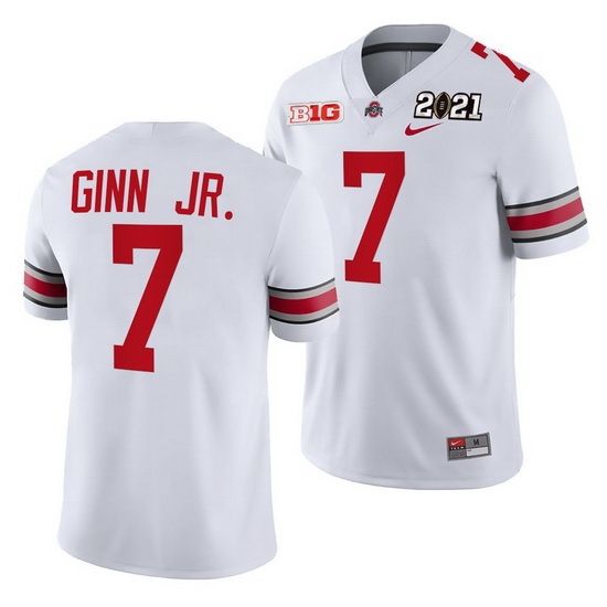 Ohio State Buckeyes Ted Ginn Jr. White 2021 Sugar Bowl Champions College Football Playoff College Football Playoff Jersey 0 Ohio State Buckeyes Ted Ginn Jr. White 2021 Sugar Bowl Champions College Football Playoff College Football Playoff Jersey 0