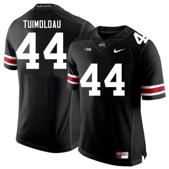 Youth #44 J.T. Tuimoloau Ohio State Buckeyes College Football Jerseys Black Youth #44 J.T. Tuimoloau Ohio State Buckeyes College Football Jerseys Black