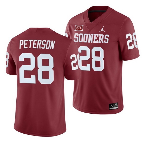Oklahoma Sooners Adrian Peterson Crimson College Football Men'S Jersey Oklahoma Sooners Adrian Peterson Crimson College Football Men'S Jersey