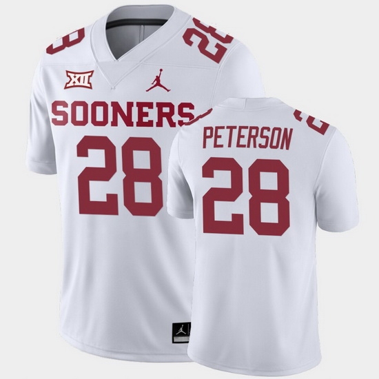 Oklahoma Sooners Adrian Peterson White Away Men'S Jersey Oklahoma Sooners Adrian Peterson White Away Men'S Jersey