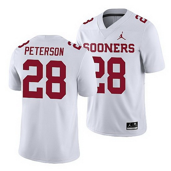 Oklahoma Sooners Adrian Peterson White Game Men'S Jersey Oklahoma Sooners Adrian Peterson White Game Men'S Jersey
