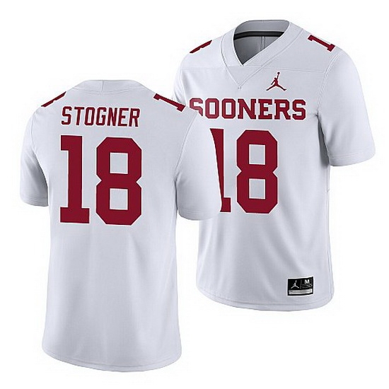 Oklahoma Sooners Austin Stogner White Game Men'S Jersey Oklahoma Sooners Austin Stogner White Game Men'S Jersey